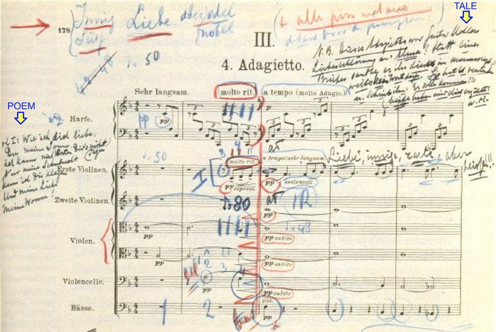 Adagietto. Facsimile, Kaplan Foundation, New York [original at Concertgebouw, Amsterdam]
